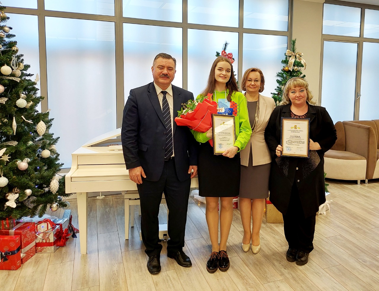 Торжественное награждение победителей конкурса "Большая перемена" в администрации города Краснодара