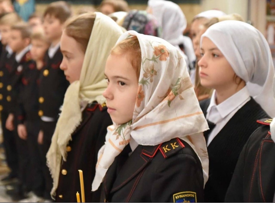 Казачата посетили Войсковой собор.