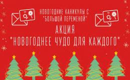 Участие гимназистов в акции "Новогоднее чудо для каждого".