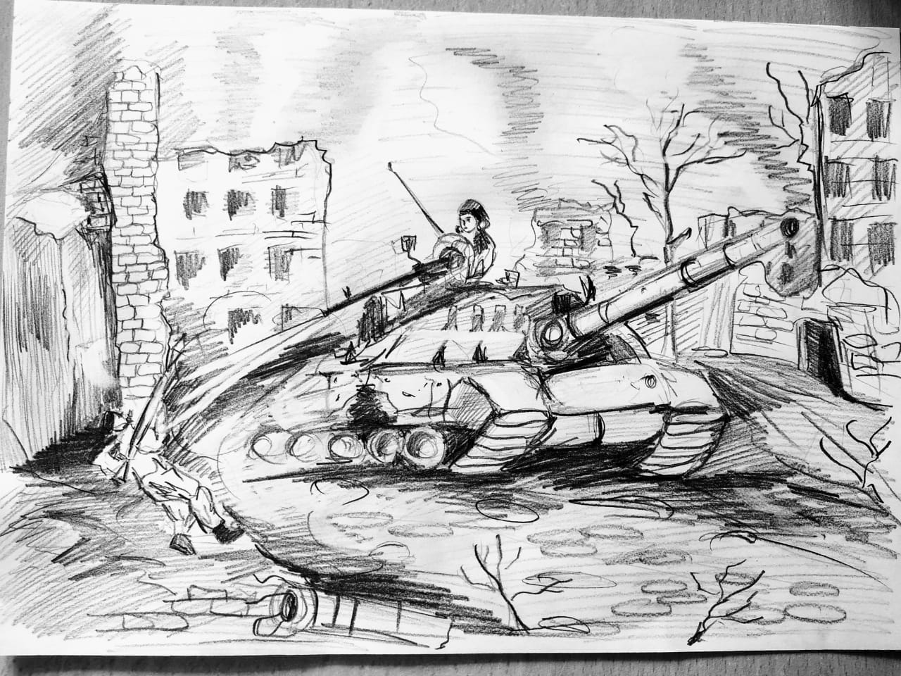 Онлайн-конкурс детских рисунков "Великая Отечественная война глазами детей" 3 "Г."