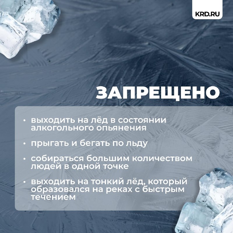 На водоёмах Краснодара лёд тонкий и небезопасный