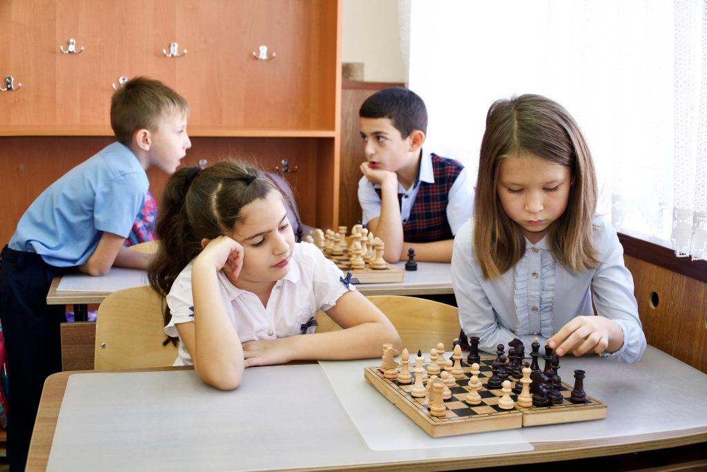 Дети и шахматы.